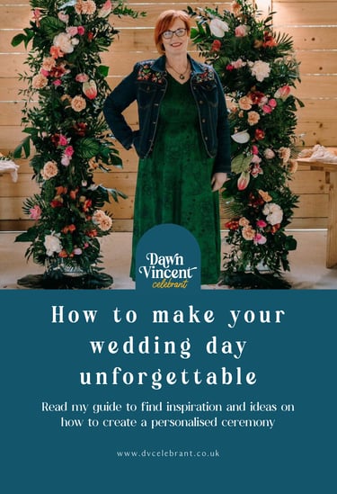 Guide to find inspiration and ideas on how to create a personalised ceremony