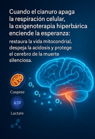 Potencia el tratamiento de la intoxicación por cianuro con Oxigenoterapia Hiperbárica