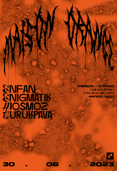affiche maison orange co2 club événement 30 juin