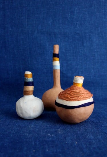 sculptures terre crue