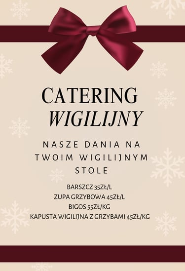Catering wigilia