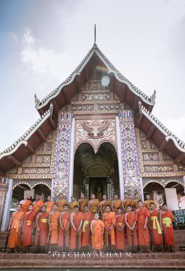 ช่างภาพงานบวช น่าน | รับถ่ายภาพพิธีอุปสมบท บวชนาค จังหวัดน่าน