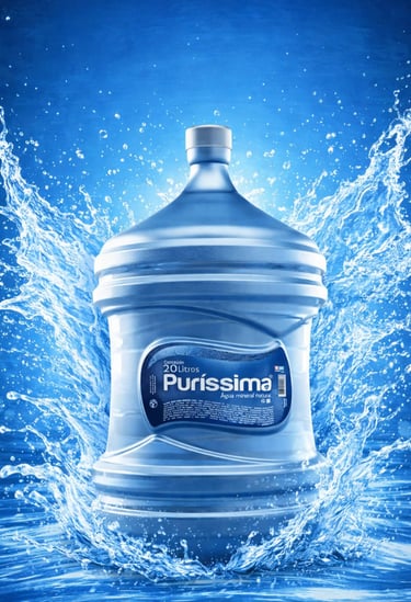 Galão de água mineral Puríssima de 20 litros com entrega em Primavera do Leste - MT
