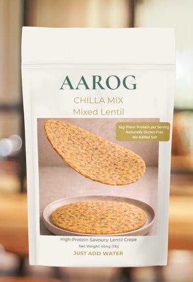 Aarog_Mixed lentil Chilla 
