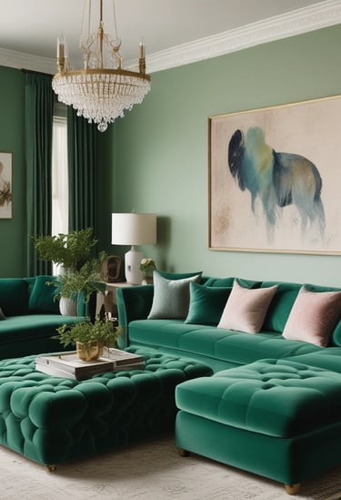 Bright living room with modern inventory