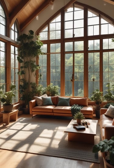 Bright living room with modern inventory