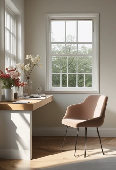 Bright living room with modern inventory