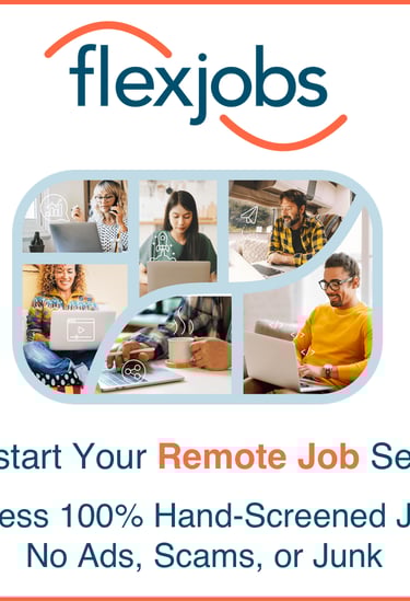 a flyer for a remote job search