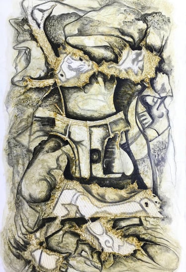 The Unfurling. Through this dialogue, I explore resilience, resourcefulness, and the potential for n