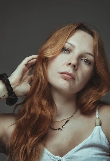 portret vrouw rood haar