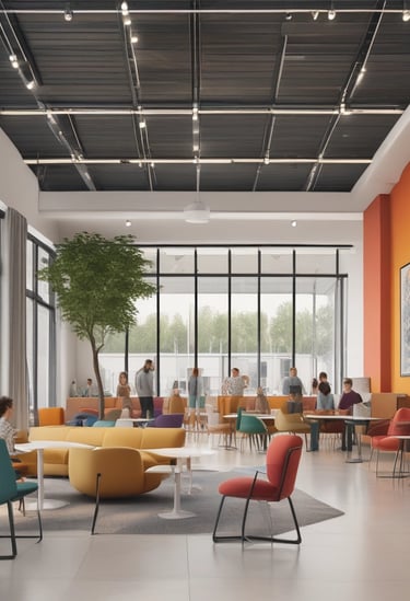 Bright living room with modern inventory