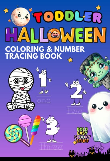 Toddler Halloween Coloring Book