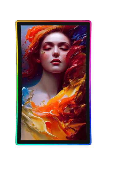 ClaraTech 43 inch 4K J-Curve touch monitor for next-gen casino slot machines