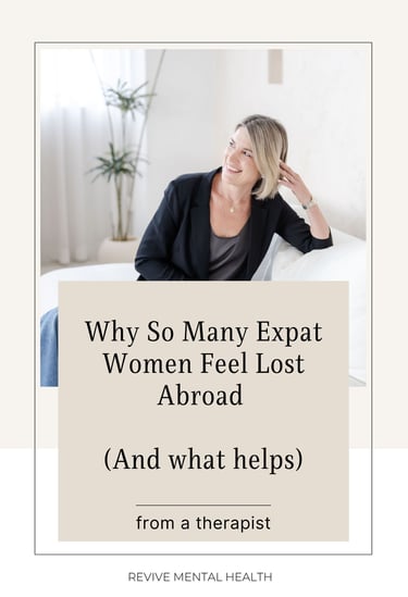 Why so many Expat Women feel lost abroad. Yvonne Richter a Psychotherapist