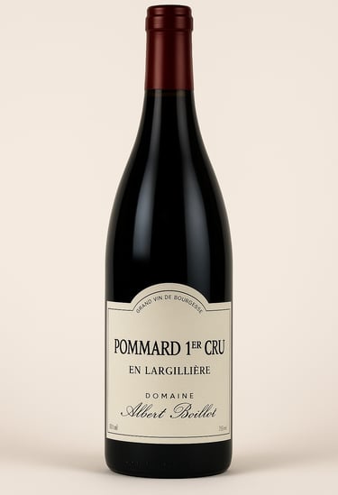 a bottle of wine with a label on it