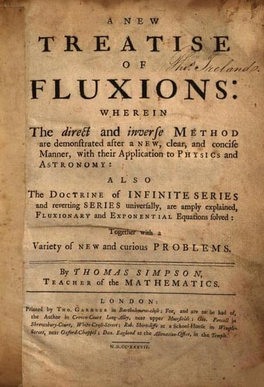 A New Treatise of Fluxions (1737)