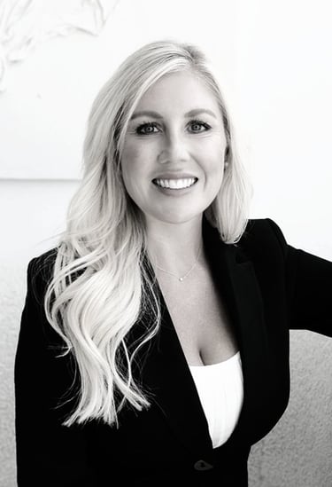 a woman in a black and white photo