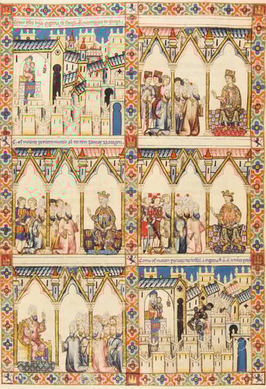 The "Cantigas de Santa María," composed during the reign of Alfonso X, includes a story about an ima