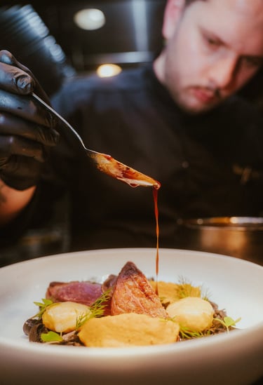 Dressage au restaurant Martin Paris