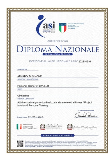 diploma nazionale asi 1