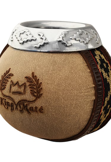 Pumpkin covered in eco leather