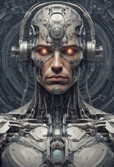 a robot - like robot - like robot - like robot - like robot with glowing