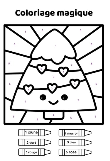 coloriage magique glace