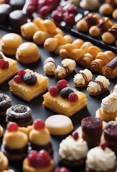 a piece of cake sitting on top of a white plate