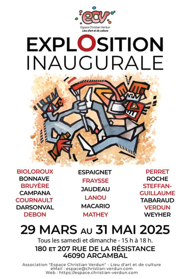 Affiche de Exposition Inaugurale