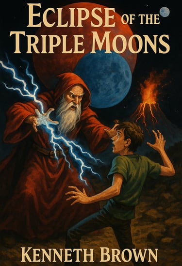 Can three teenagers rescue their friend before the Eclipse of the Triple Moons?