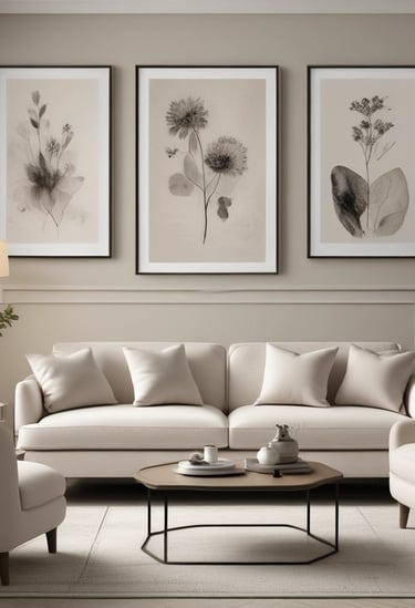 Bright living room with modern inventory