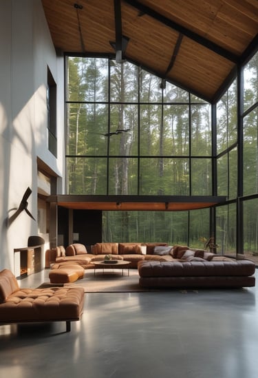 Bright living room with modern inventory