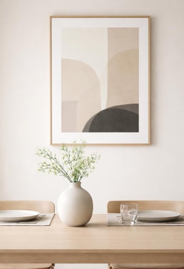 Ceramic Flower Vase Home Decor - Farmhouse Table Vases Rustic Vintage Living Room Kitchen Bedroom De