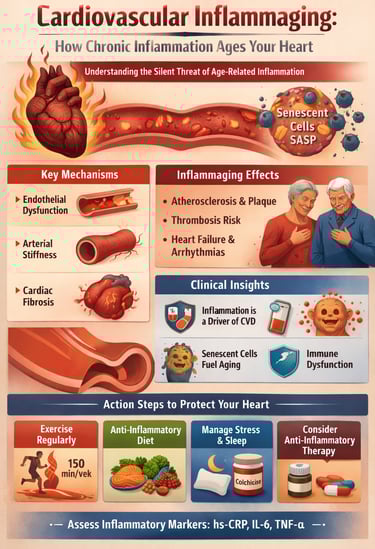 Cardiovascular Inflammaging: Understanding How Chronic Inflammation Ages Your Heart