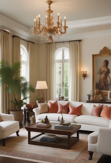 Bright living room with modern inventory