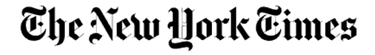 New York Times logo in black Gothic-style text.