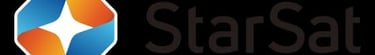 A picture showing a StarSat logo