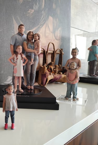 familia impresa en 3d