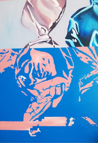 Tablou pop-art Sugar Experiment.