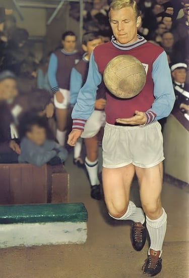 Booby Moore restored photograph