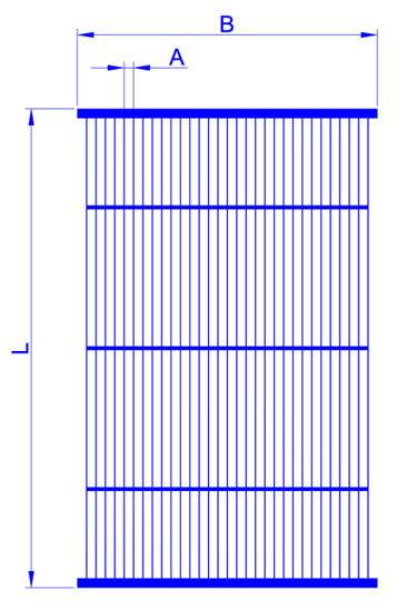 H type capillary mat