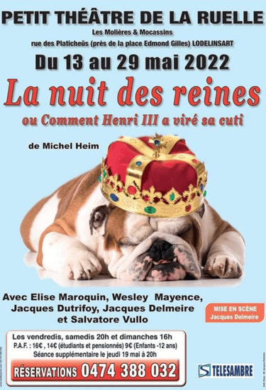 La nuit des reines - petit théâtre de la ruelle - 2022