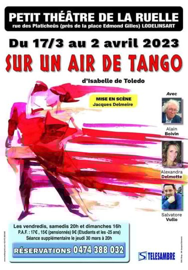 Sur un air de tango - petit théâtre de la ruelle - 2023
