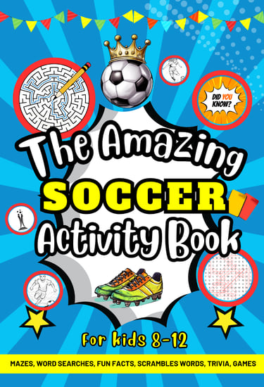 Soccer Activity BOok Colorfull Cover
