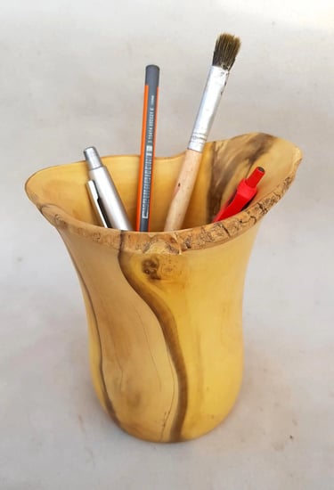 pot a crayons bois en buis