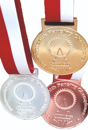 Commonwealth Fencing Champions Medals