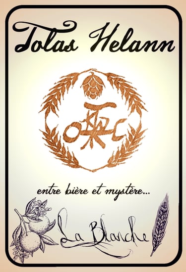 étiquette Tolas Helann Blanche