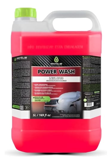 Shampoo Automotivo Lava Auto Power Wash Neutro 5l Protelim