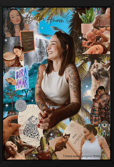 a woman with tattoos on her arms