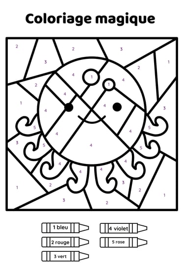 coloriage magique pieuve